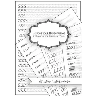 Improve Your Handwriting: A Workbook for Adults and Teens: Cursive Writing Penmanship Handwriting Workbook for Adults and Teens