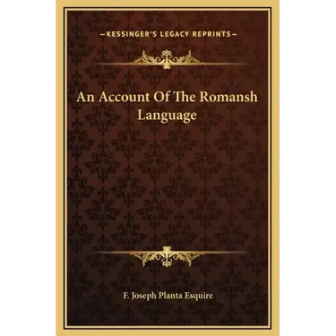 An Account of the Romansh Language