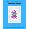 Relaxing Geometric Designs Coloring Book Volume 1: Coloring Book for Adults with BONUS Hexagon Paper Game