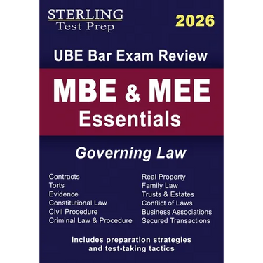 MBE & MEE Essentials: UBE Bar Exam Governing Law