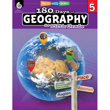 180 Days(tm) Geography for Fifth Grade: Practice, Assess, Diagnose