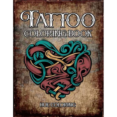 Tattoo Coloring Book: Modern Tattoo Designs, Skulls, Hearts