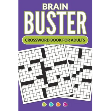 Brain Buster - Crossword Book for Adults