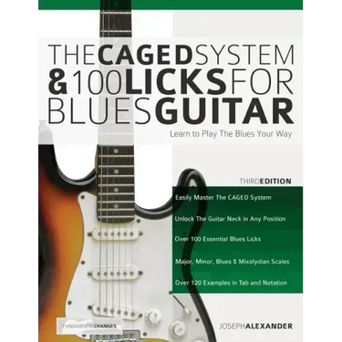 The Caged System and 100 Licks for Blues Guitar