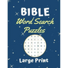 Bible Word Search Puzzles Large print: Puzzle game for adults and kids (8,5" x 11")