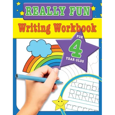 Really Fun Writing Workbook For 4 Year Olds: Fun & educational writing activities for four year old children
