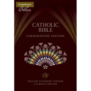 Esv-Ce Catholic Bible, Cornerstone Edition, Burgundy Imitation Leather, Esc662: T