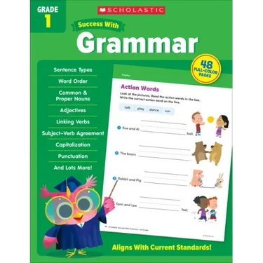 Scholastic Success with Grammar Grade 1 Workbook