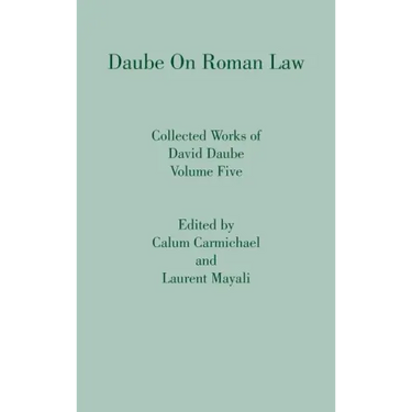 Daube on Roman Law