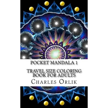 Pocket Mandala 1 - Travel Size Coloring Book for Adults