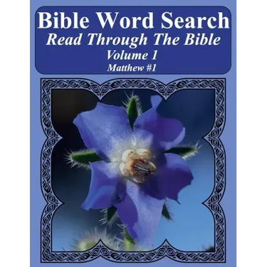 Bible Word Search Read Through The Bible Volume 1: Matthew #1 Extra Large Print