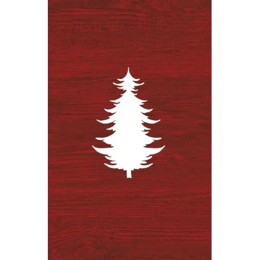 Christmas: A Red Hardcover Decorative Book for Decoration with Spine Text to Stack on Bookshelves, Decorate Coffee Tables, Christ