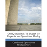 Cohq Bulletin Y6 Digest of Reports on Operation Husky