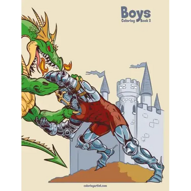Boys Coloring Book 2