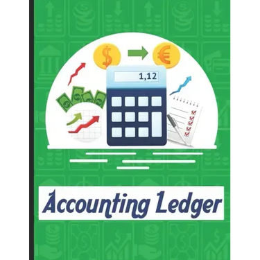 accounting ledgers for bookkeeping: Accounting General Ledge, sustained and long lasting tracking and record keeping Size:8.5"x11" in 100
