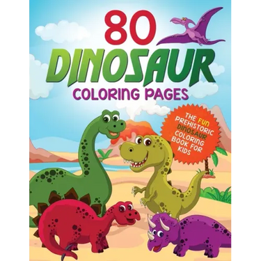 Jumbo Dinosaur Coloring Book