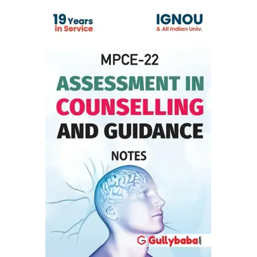 MPCE-022 Assessment In Counselling And Guidance Notes - 2018