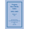 Virginia Slave Births Index, 1853-1865, Volume 5, S-Z