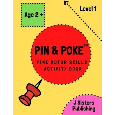 Pin & Poke Fine Motor Skills Activity Book Level 1: For Toddlers and Kids Ages 2+ with Line and Shapes, Popular Activity in Montessori Classroom, Todd