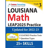 LEAP Test Prep: 3rd Grade Math Practice Workbook and Full-length Online Assessments: LEAP Study Guide