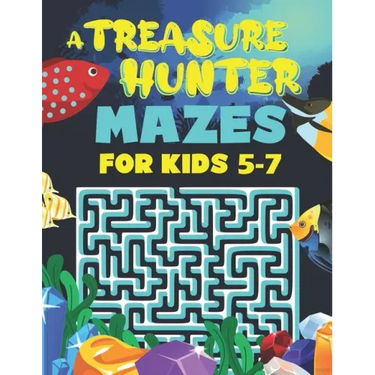 Mazes for Kids Ages 5 6 7: 2in1 A Labyrinth Activity Book For Children 5 6 7 Years Old And A Story To Read. A Variety of Fun Puzzle Mazes to Enga