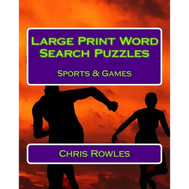 Large Print Word Search Puzzles Sports & Games