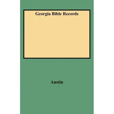 Georgia Bible Records