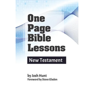 One Page Bible Lessons: New Testament