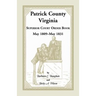 Patrick County, Virginia Superior Court Order Book May 1809 - May 1831