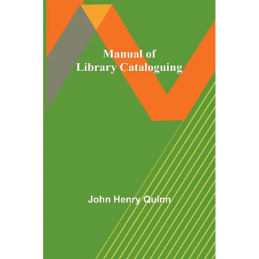 Manual of Library Cataloguing