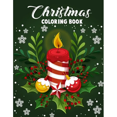 Christmas coloring book.: Merry Christmas Coloring Book with Fun, Easy, and Relaxing Designs for Adults Featuring Beautiful Winter Florals, Fest