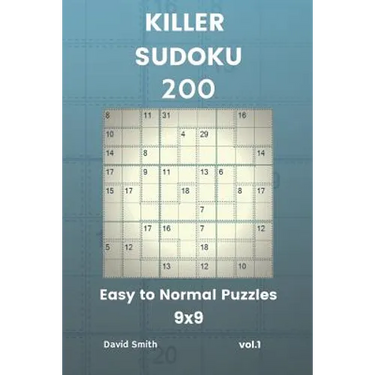 Killer Sudoku - 200 Easy to Normal Puzzles 9x9 Vol.1