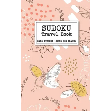 Sudoku Travel Book - Hard Puzzles + Sized for Travel: Sudoku Puzzles Book for Adults