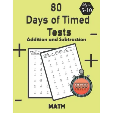 Addition and subtraction Timed Test: Digits 0-20, Age (5-10), Practice probléme mathématique