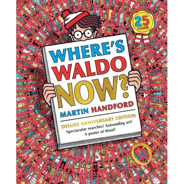 Where's Waldo Now?: Deluxe Edition with New Searches and a Poster of Woof! (a Hidden Object Activity Book with Search & Find Puzzles and Spot-The-Diff