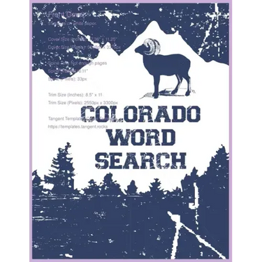 Colorado Word Search: Novelty Gift about the Colorful State for Puzzle Book Enthusiast