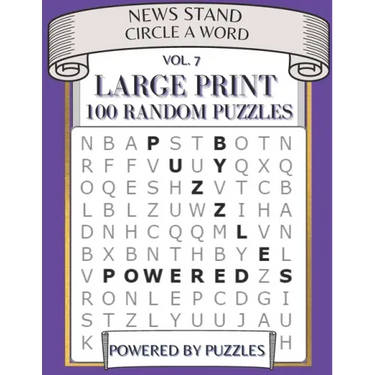 News Stand Circle a Word Vol.7: Large Print 100 Random Puzzles