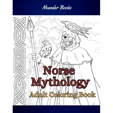 Norse Mythology: Coloring Book for Adults and Teens