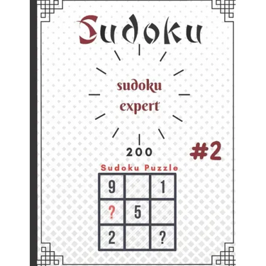sudoku expert 200 sudoku puzzle #: sudoku expert 200 sudoku puzzle #1: paperback,100pages, 8.5 x 11 in