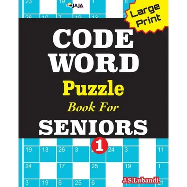 CODEWORD Puzzle Book For SENIORS; Vol.1