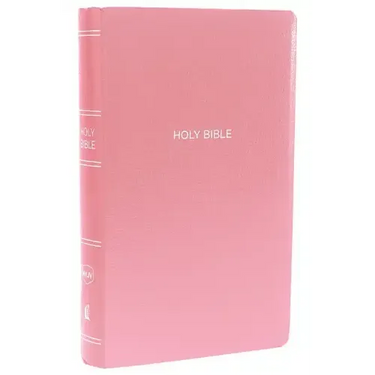 NKJV, Gift and Award Bible, Leather-Look, Pink, Red Letter Edition