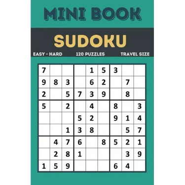 Sudoku Mini Book: Easy to Hard Sudoku Puzzles Book Sized For Travel, 120 Puzzles ( All levels ) Grids With Answers At The Back