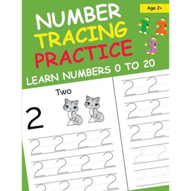 Number Tracing Practice Learn Numbers 0 to 20