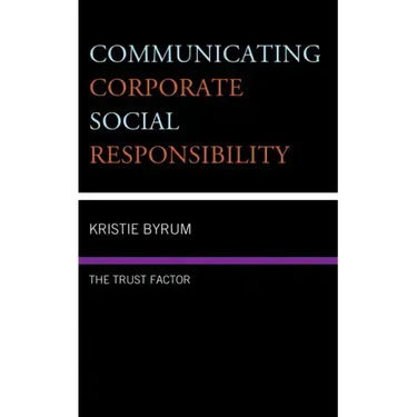 Communicating Corporate Social Responsibility