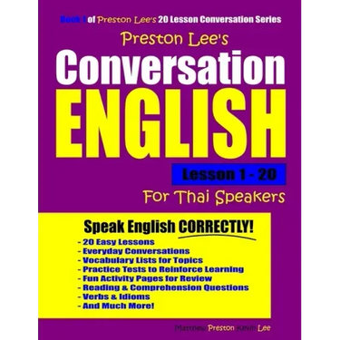 Preston Lee's Conversation English For Thai Speakers Lesson 1 - 20