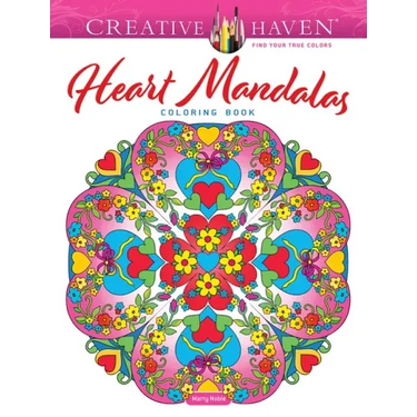 Creative Haven Heart Mandalas Coloring Book