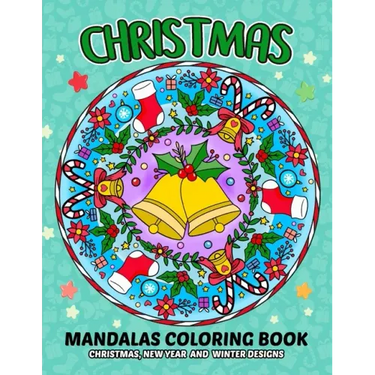 Christmas Mandala Coloring Book: Adult Relaxation Handraw Mandala Designs for Stress-Relief
