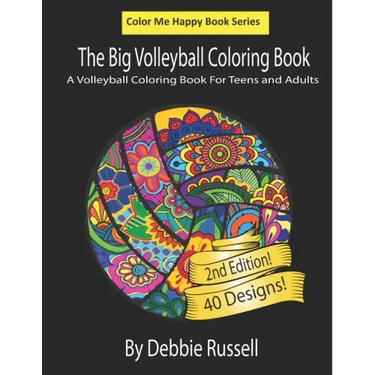 The Big Volleyball Coloring Book: An Amazing Volleyball Coloring Book For Teens and Adults