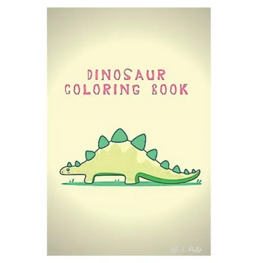dinosaur coloring book: coloring book for kids 3-8 years old