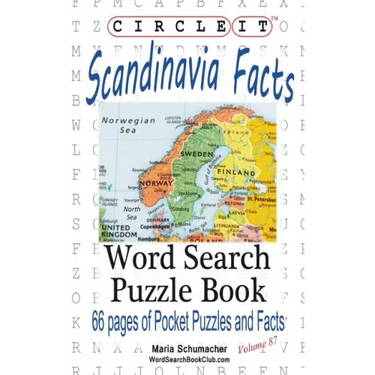 Circle It, Scandinavia Facts, Word Search, Puzzle Book